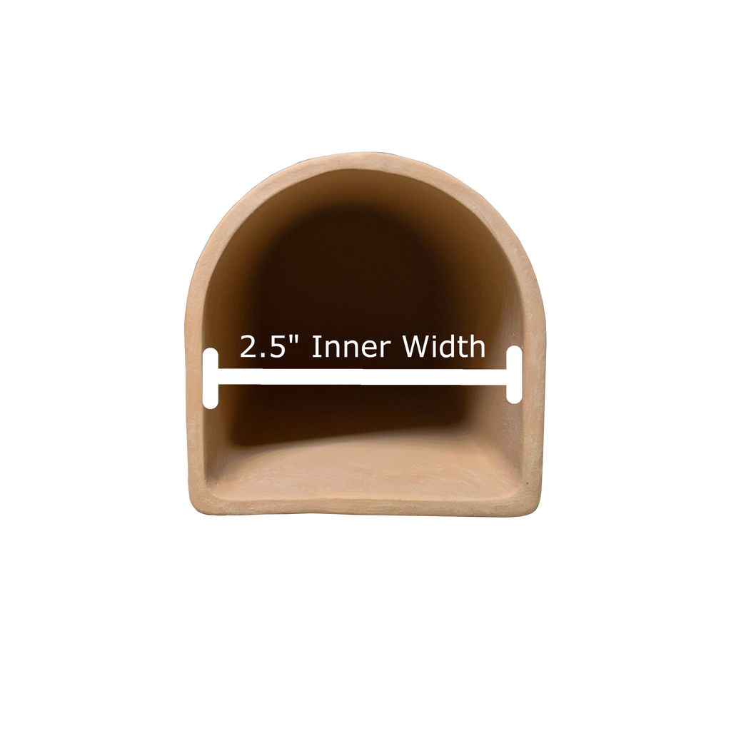 D - Shaped Cave 2.5" Inner width x 6" Total length