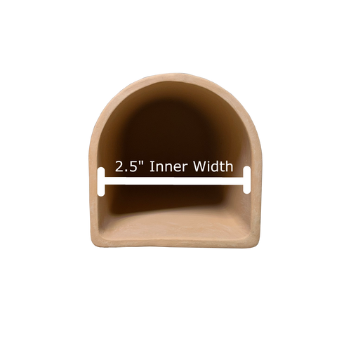 D - Shaped Cave 2.5" Inner width x 6" Total length