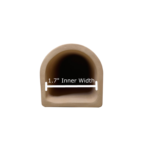 D - Shaped Cave 1.7" Inner width x 5.5" Total length