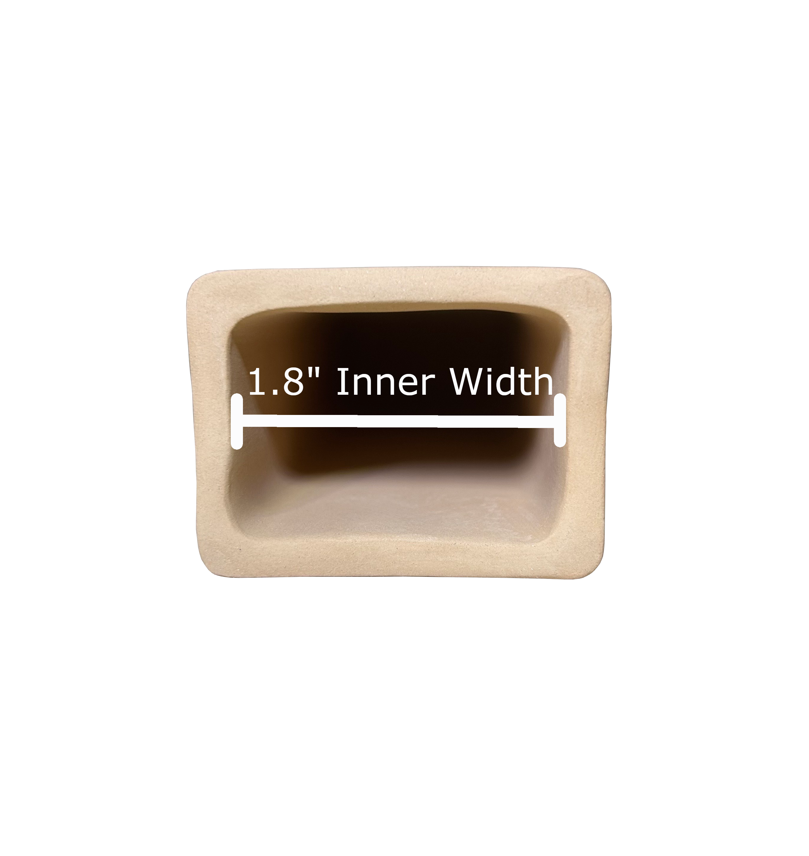 Rectangle Cave 1.8" Inner width x 5.5" Total length