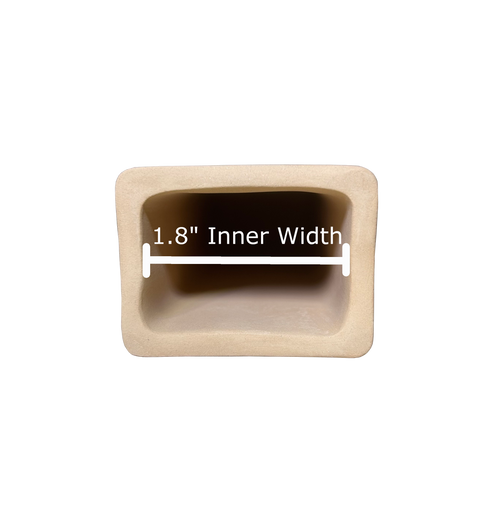 Rectangle Cave 1.8" Inner width x 5.5" Total length