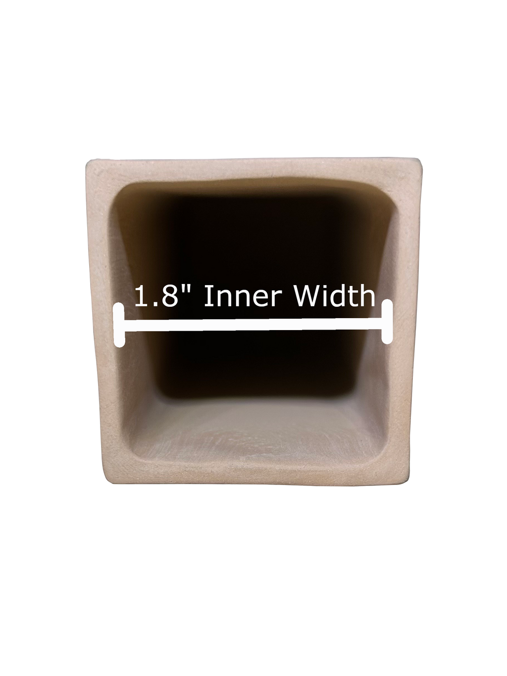 Square Cave 1.8" Inner width x 5.5" Total length