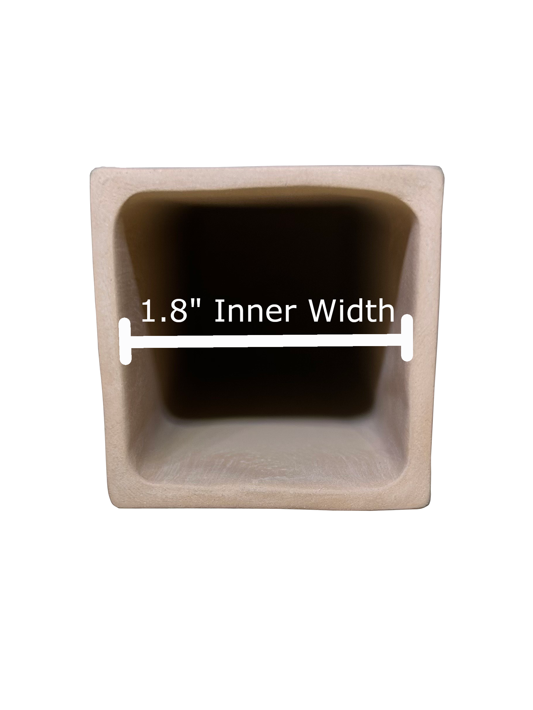 Square Cave 1.8" Inner width x 5.5" Total length